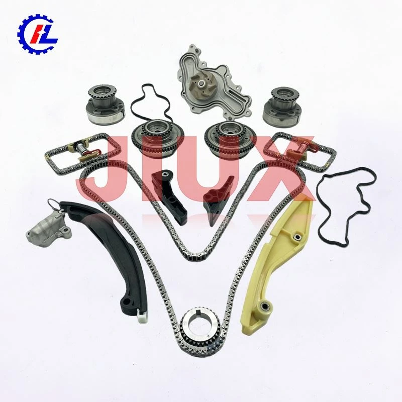 Komplet razvodnog lanca Cam Phaser VVT Cam Lančanik ispuh i usis kompatibilan s Lincoln Taurus Transit Explorer F-150 3.5L 3.7L s vodenom pumpom